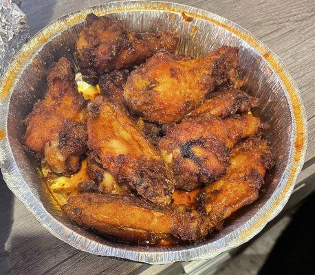 Hot honey wings
