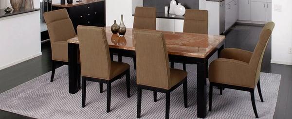 Soho dining table and chairs