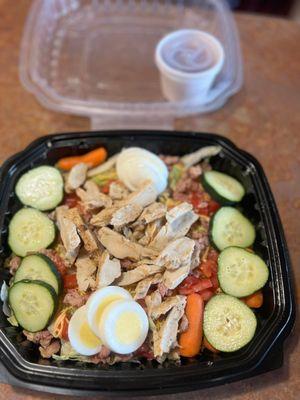 Fresh salads made to your liking. Try a grilled chicken salad, a chef salad, crispy chicken salad or the Taco Salad.