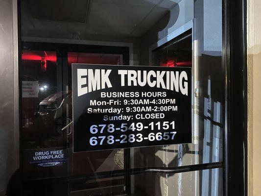 Emk Trucking