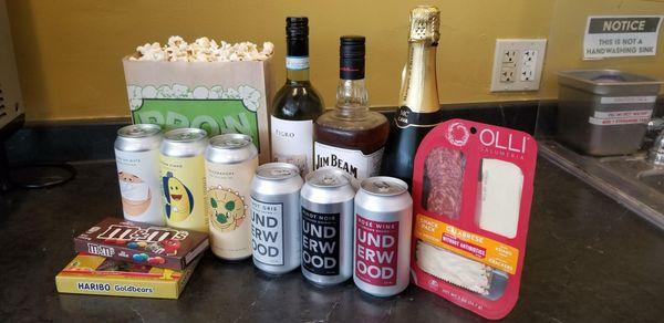 We offer a wide selection of concessions including a full bar.