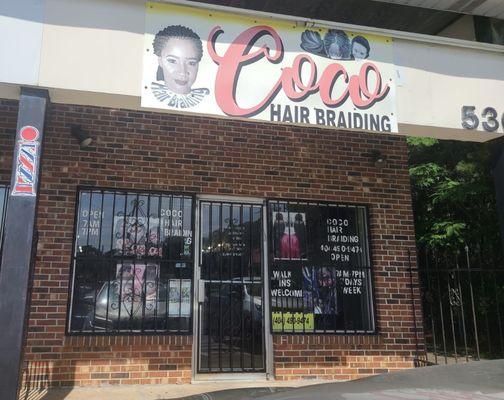 Coco hair braiding saloon: 5361 Riverdale Rd suite a, College Park, GA 30349