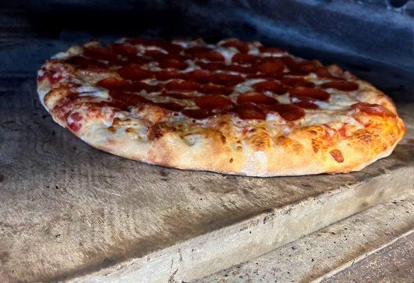 Pepperoni coming out hot!