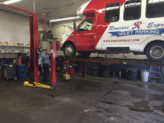 Servicing the airport