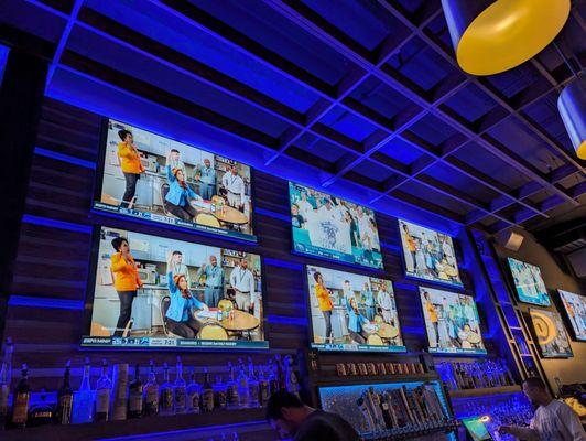 Great local place where you can watch live sports entertainment more