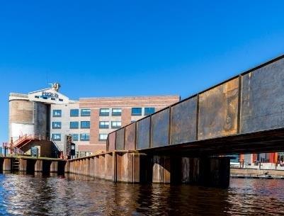 Pier B & Mechanical Bridge after Construction