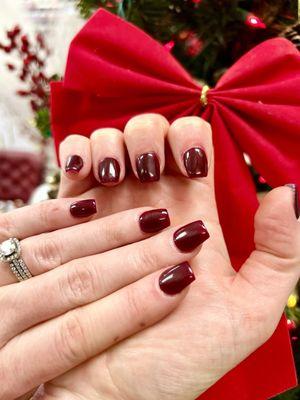 Acrylic set with gel paint