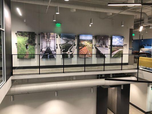 Landmark can create custom interior artwork and decor for retail or office application.