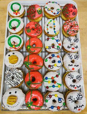 Christmas donuts