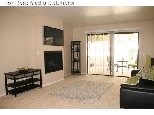 Spacious 2 bedroom floor plans with fireplace and ATTACHED 2 CAR GARAGE!!!