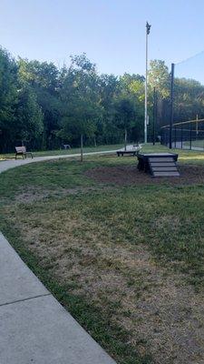 First Walk in by parking lot