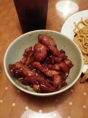 At sunny Chinese all you can eat restaurant. The food is really good.What is good is your drink comes with your meal good deal