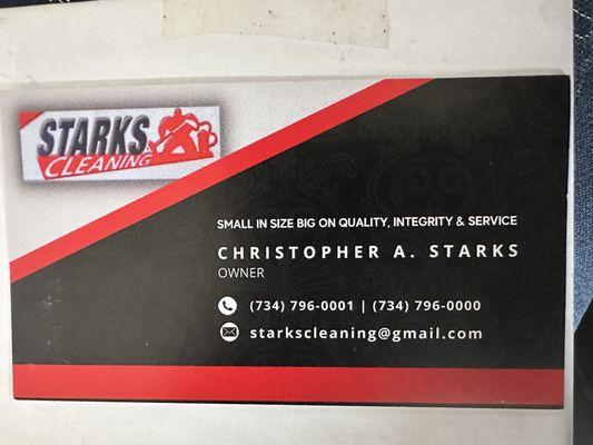 Starks Cleaning Enterprise