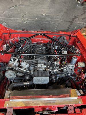 Steeda strut tower brace 87 Mustang GT with LS1