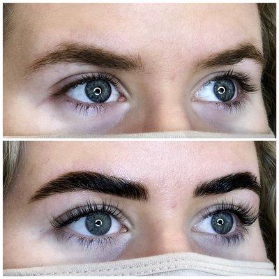 Eyebrow Lamination & Tint
Lash Lift & Tint