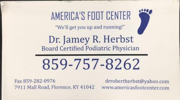 Great Foot Doctor in town