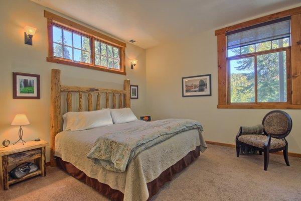 Bedroom area is open to the Suite - high ceilings open floor plan