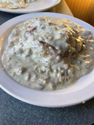 Biscuit and gravy! Amazing