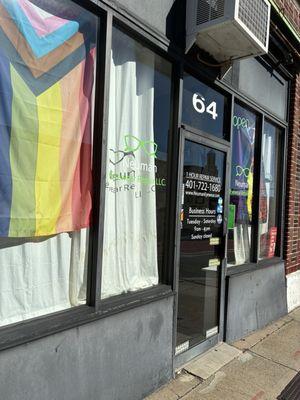 Store front (in Pawtucket)