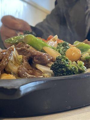 Sizzling Scallops and Beef