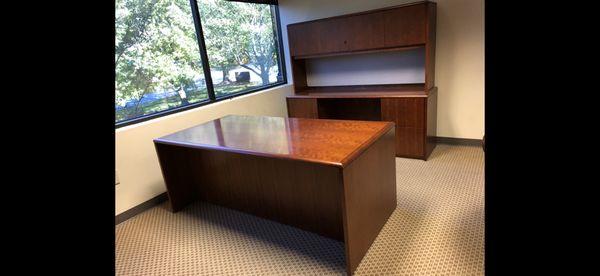 Executive Wood Desk Sets