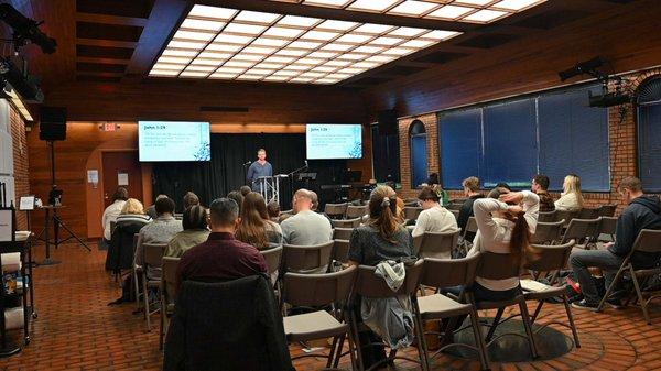 Inside our space: Sundays at 10:30am