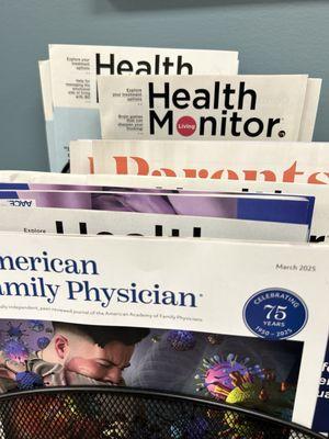 You are free to take them to read at home or while you wait