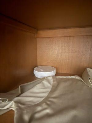 Where smoke detector was at