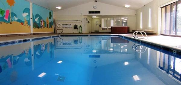 Swim year-round in our heated indoor pool.