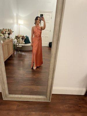 Bridesmaid dress alterations! So beautiful!