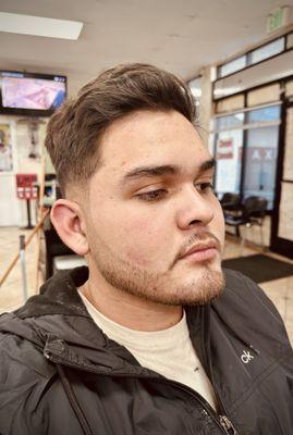 Desvanecido y Linea de barba