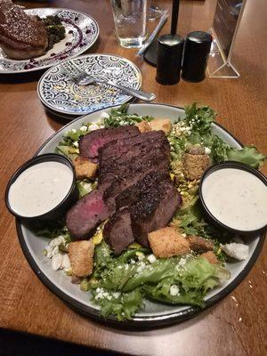 Steak moultrie salad. Yum