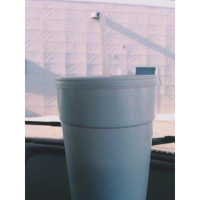 A large "batida" or natural juice drink (papaya, pineapple and melon)