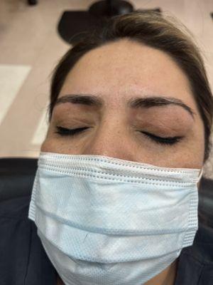 Eyebrow Threading In Haillie's Haircuts