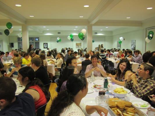 Enjoying a BBQ Shabbat celebration