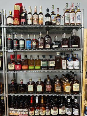 Bunch of whisky selections