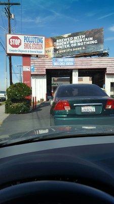 Stop Polluting Smog Station