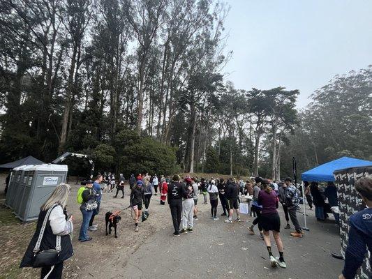 Start and finish line.