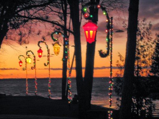 Christmas at Schell's Resort - Black Lake MI