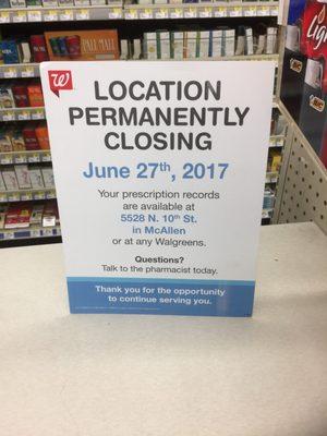Looks like this location is permanently closing.