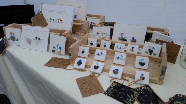Treasures inspired by the Seacoast at Kittery Community Market!