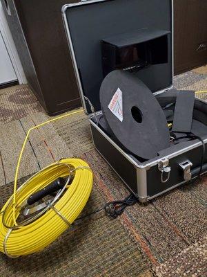 Imagine finding an awesome tool like this to be able to check drain lines in yard with a camera!