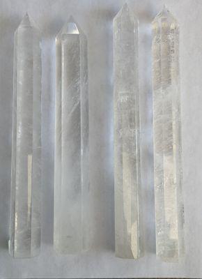 Clear quartz points
