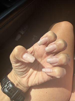 I didn't take pictures to show all the cuts.