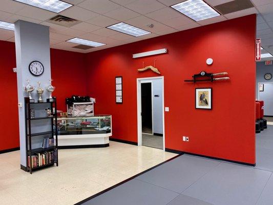 Our pro-shop area.