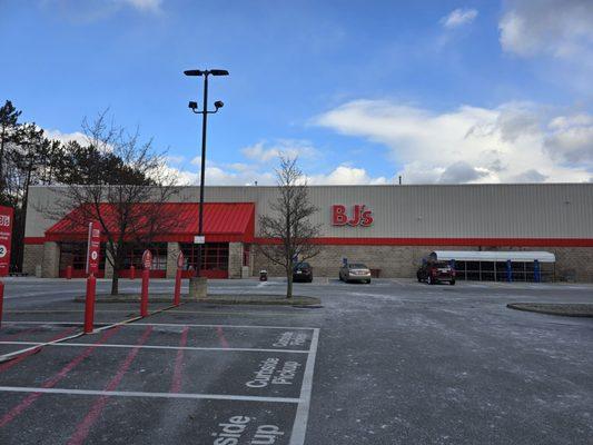 Front of store