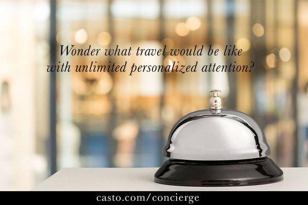 We offer top-tier travel concierge services.