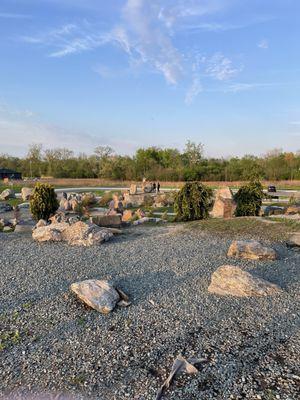 The boulder park reminds me of Stonehenge crossed with a putt putt course