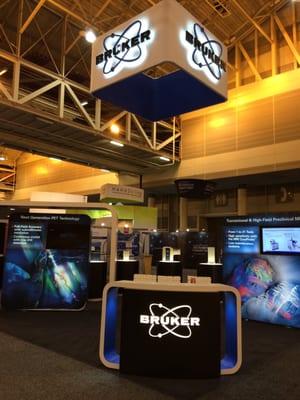 A beautiful booth on the show floor