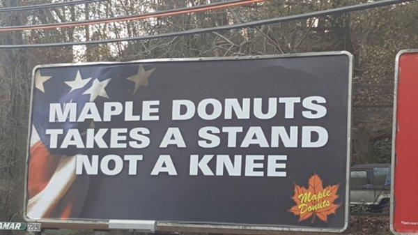 No business should have billboards that are racially divisive like this one. It's completely irresponsible.